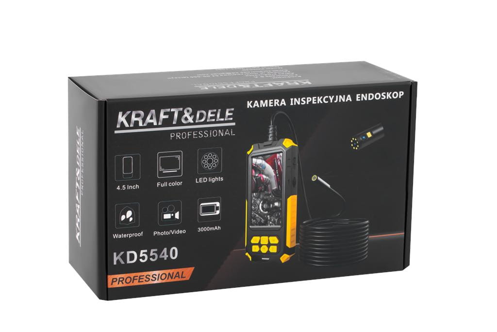 Endoskopová kamera KD5540 – barevný IPS displej