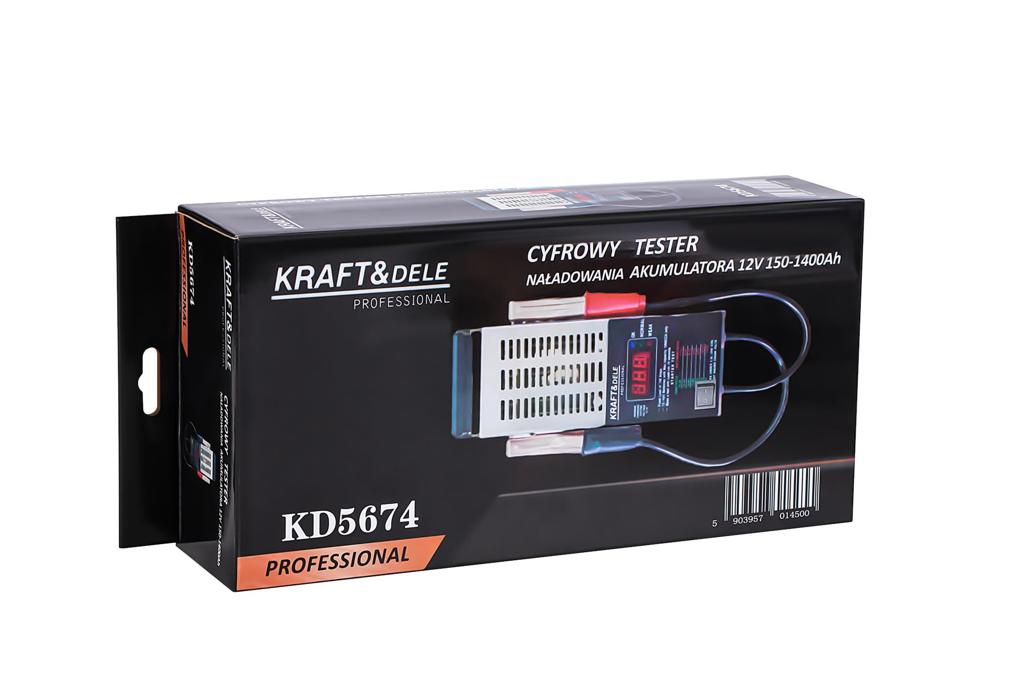 Digitální tester KD5674 – detail displeje a ovládání