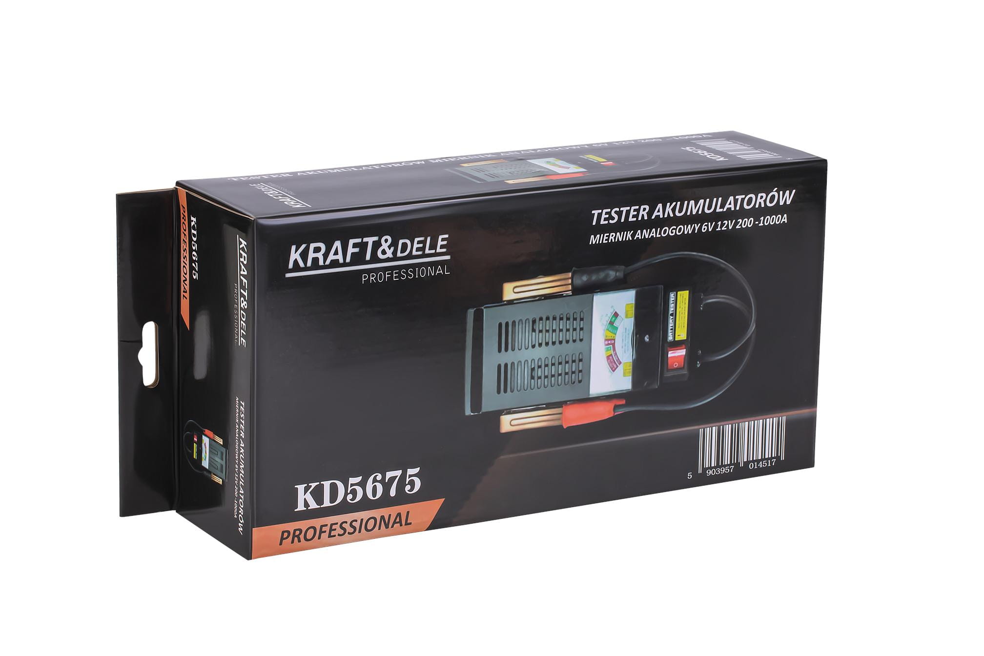 Analogový tester akumulátorů KD5675 – detail číselníku