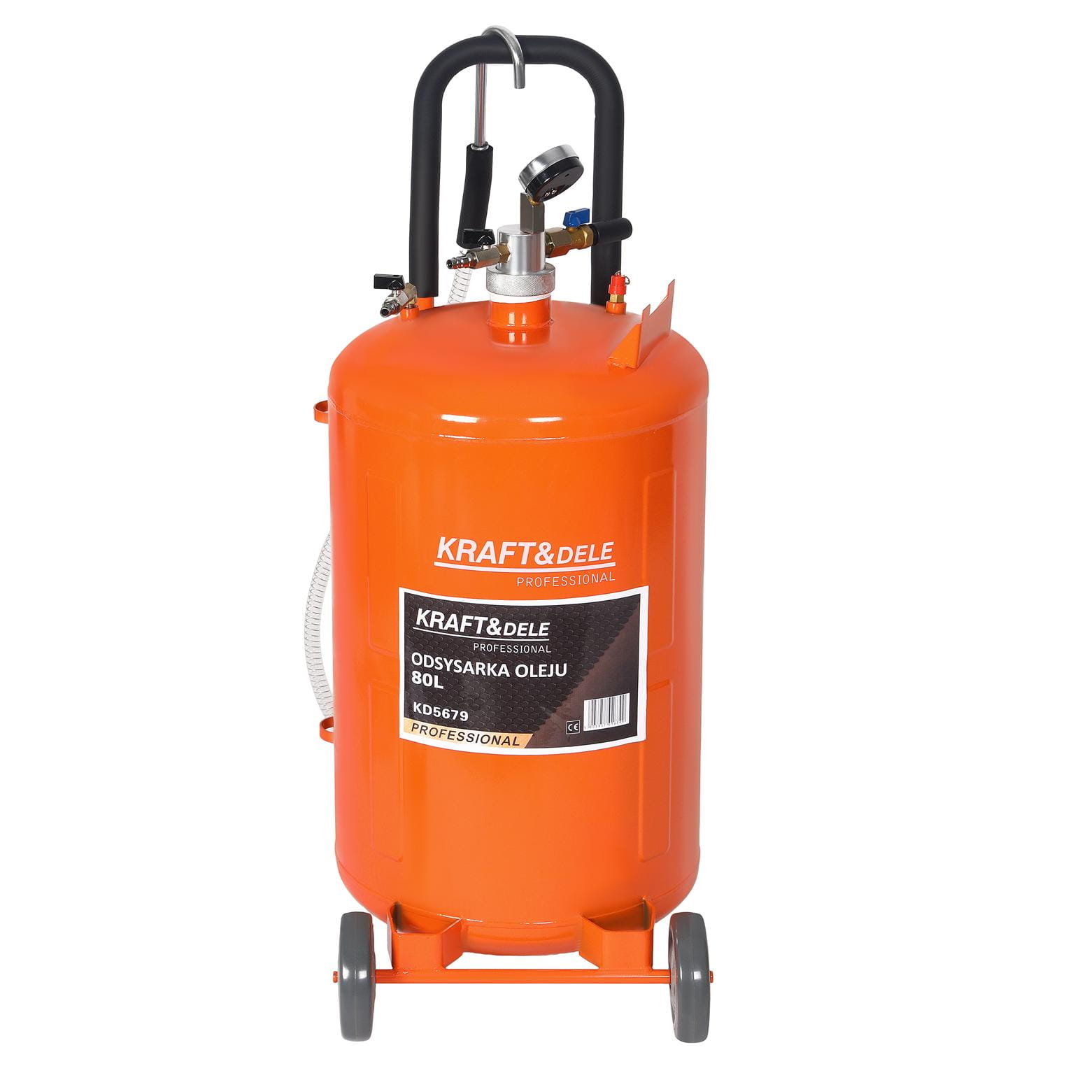 Odsávačka oleje 80L KD5679 – detail nádrže
