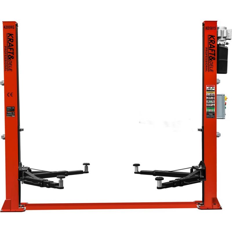 Kraft&Dele KD5815 dvousloupový zvedák celkový pohled
