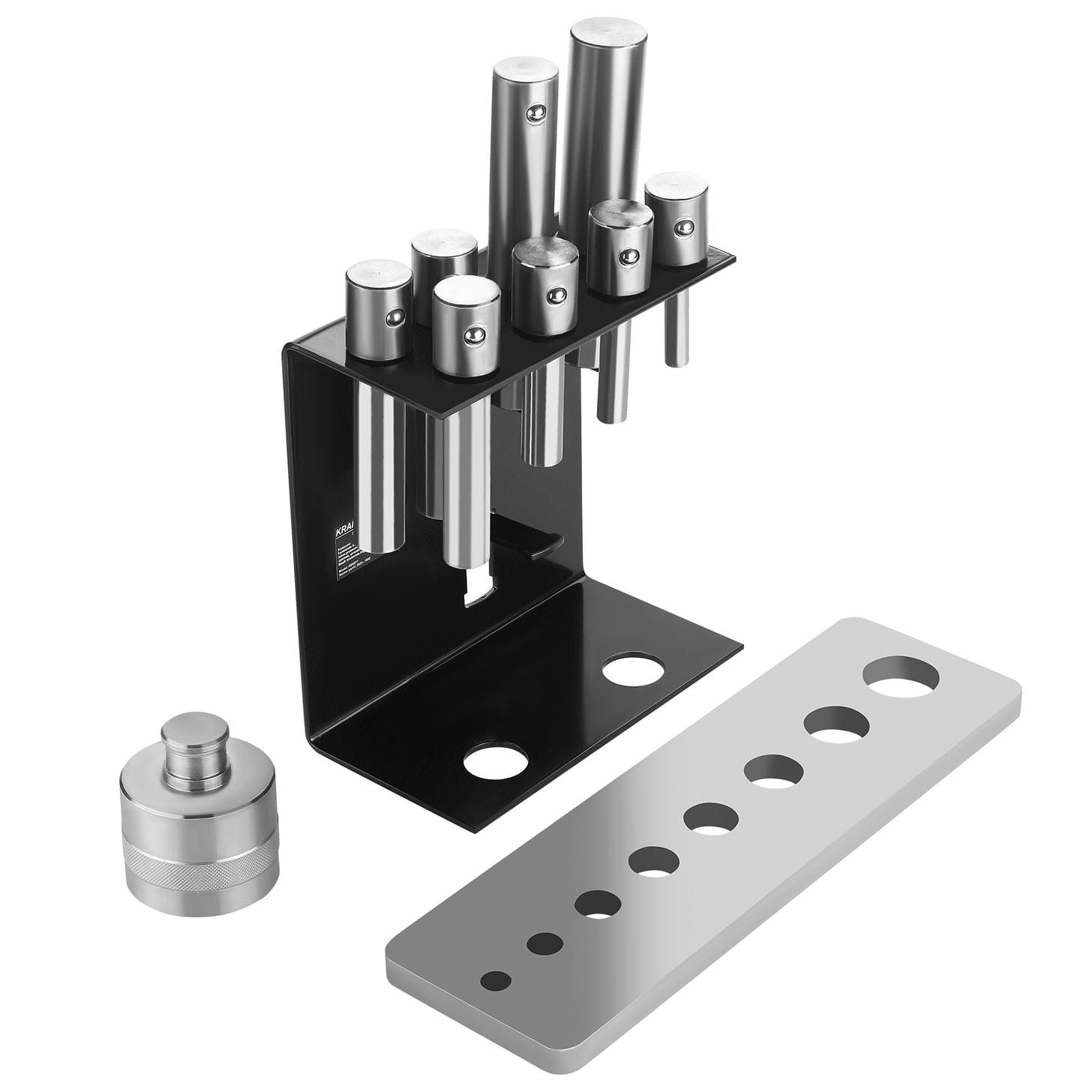 Adaptéry pro hydraulický lis KD5877 – detail ocelových pinů