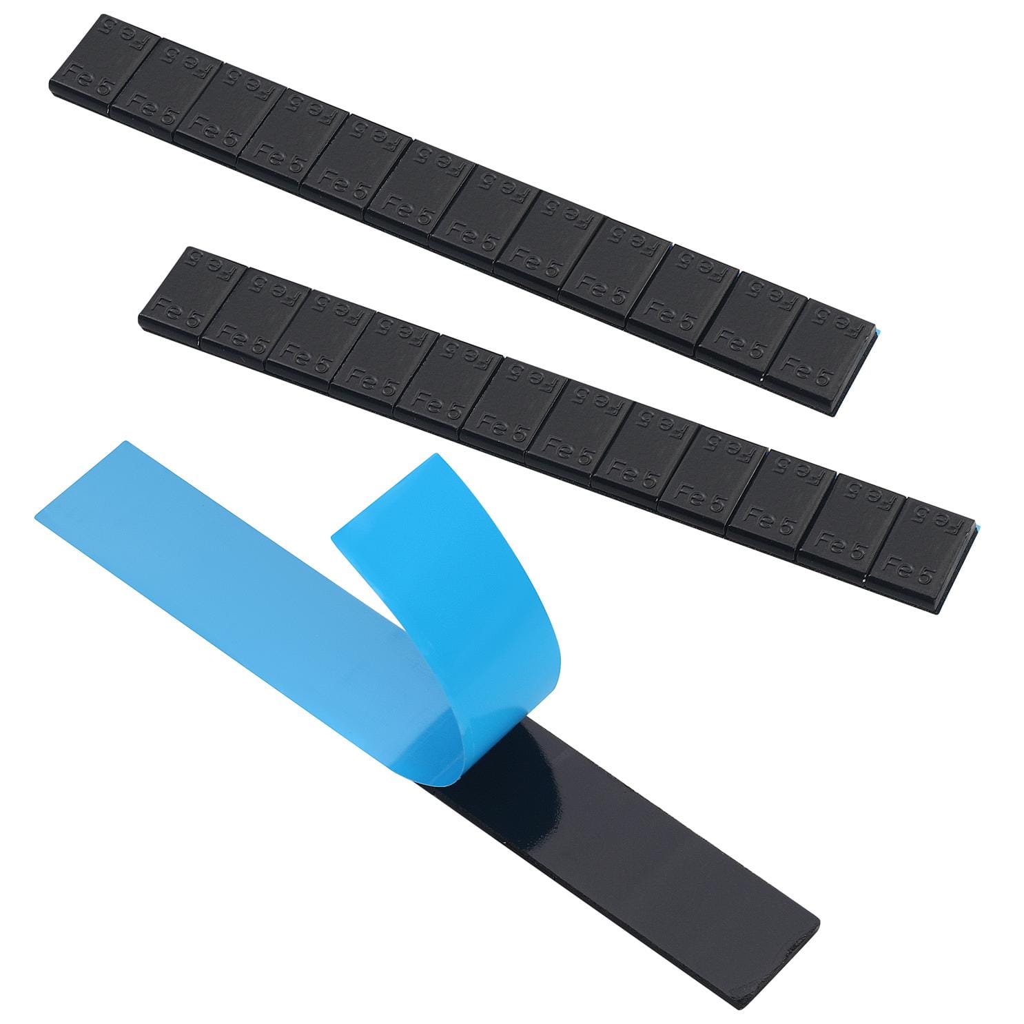 Závaží lepená na hliníkové ráfky 12x5 g 100 kusů KD5906 — celý set