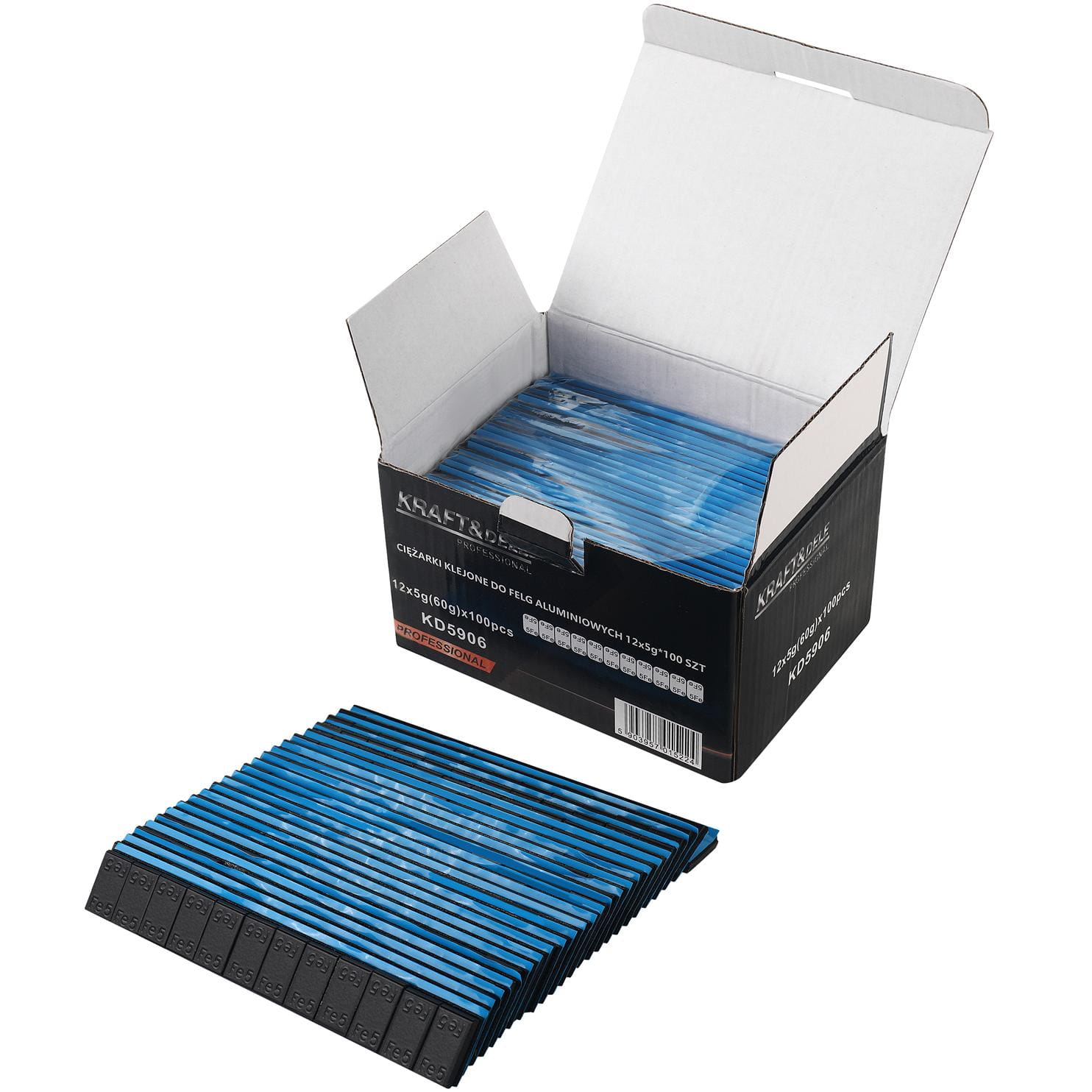 Závaží KD5906 — přehled celého balení pro servis