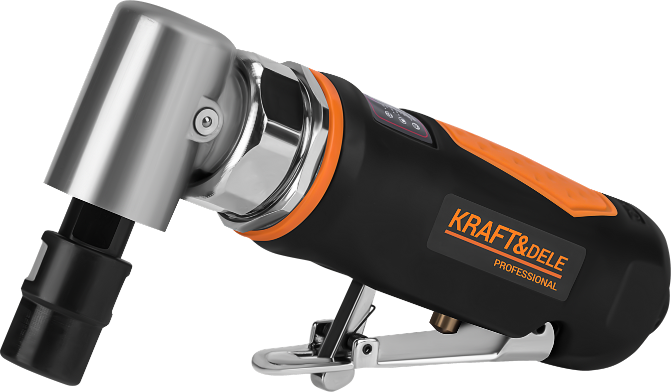 Pneumatická úhlová bruska KD5954 – boční pohled