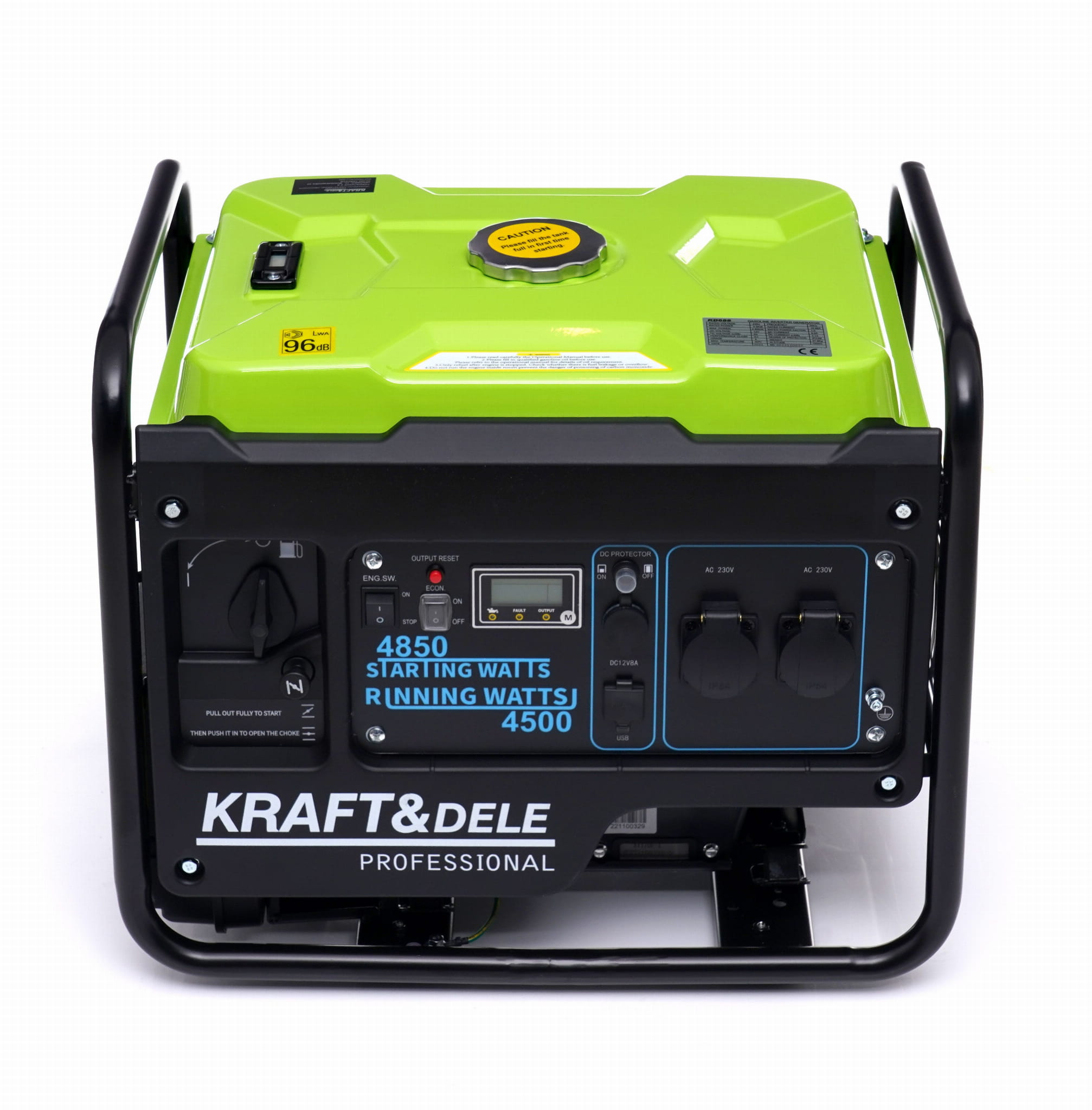 Invertorový generátor Kraft&Dele KD688 – celkový pohled