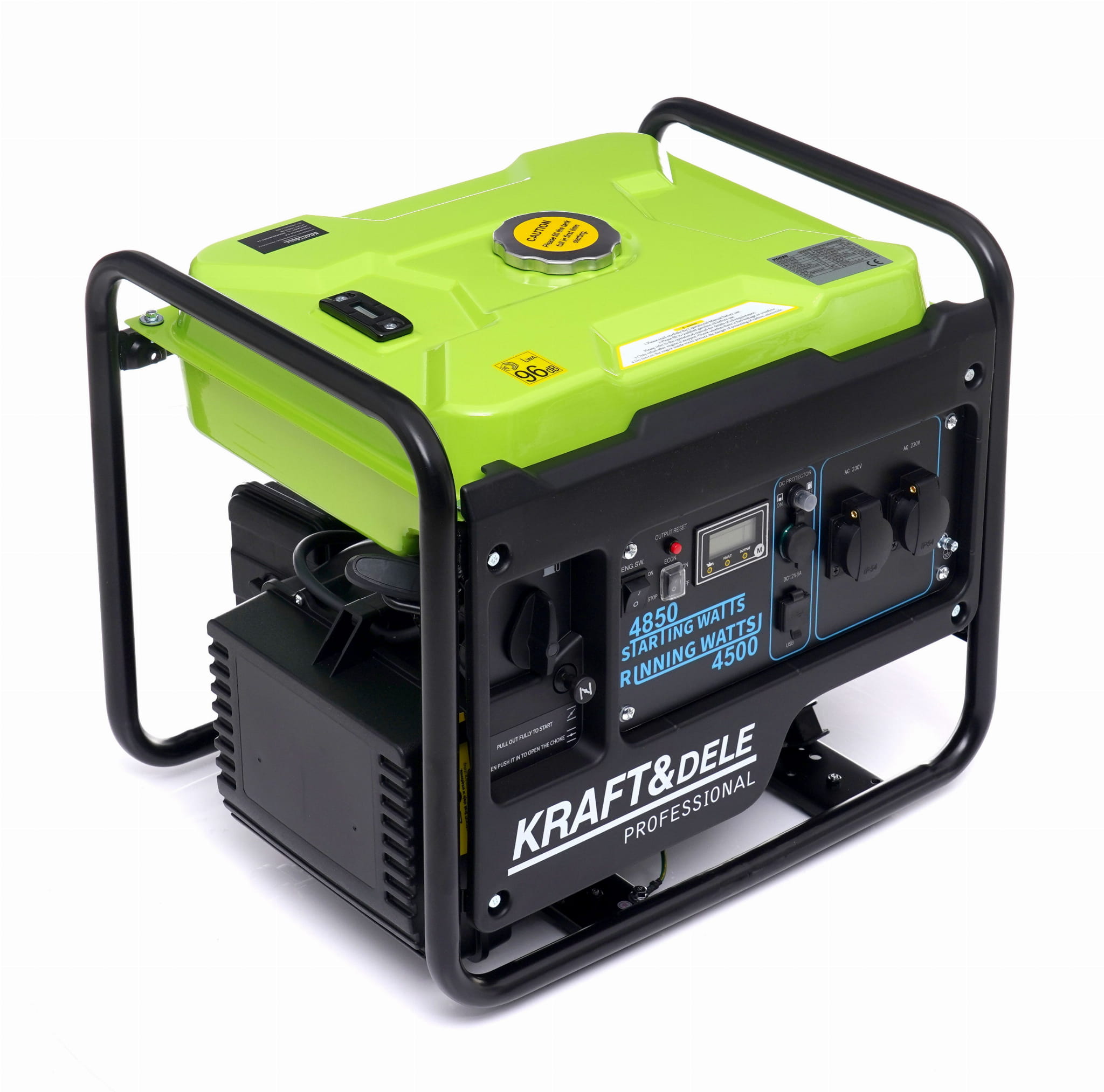 Invertorový generátor Kraft&Dele KD688 – ovládací panel