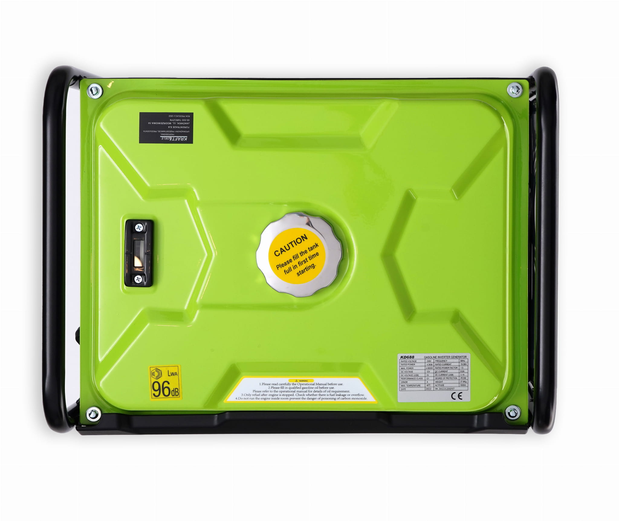 Invertorový generátor Kraft&Dele KD688 – detail