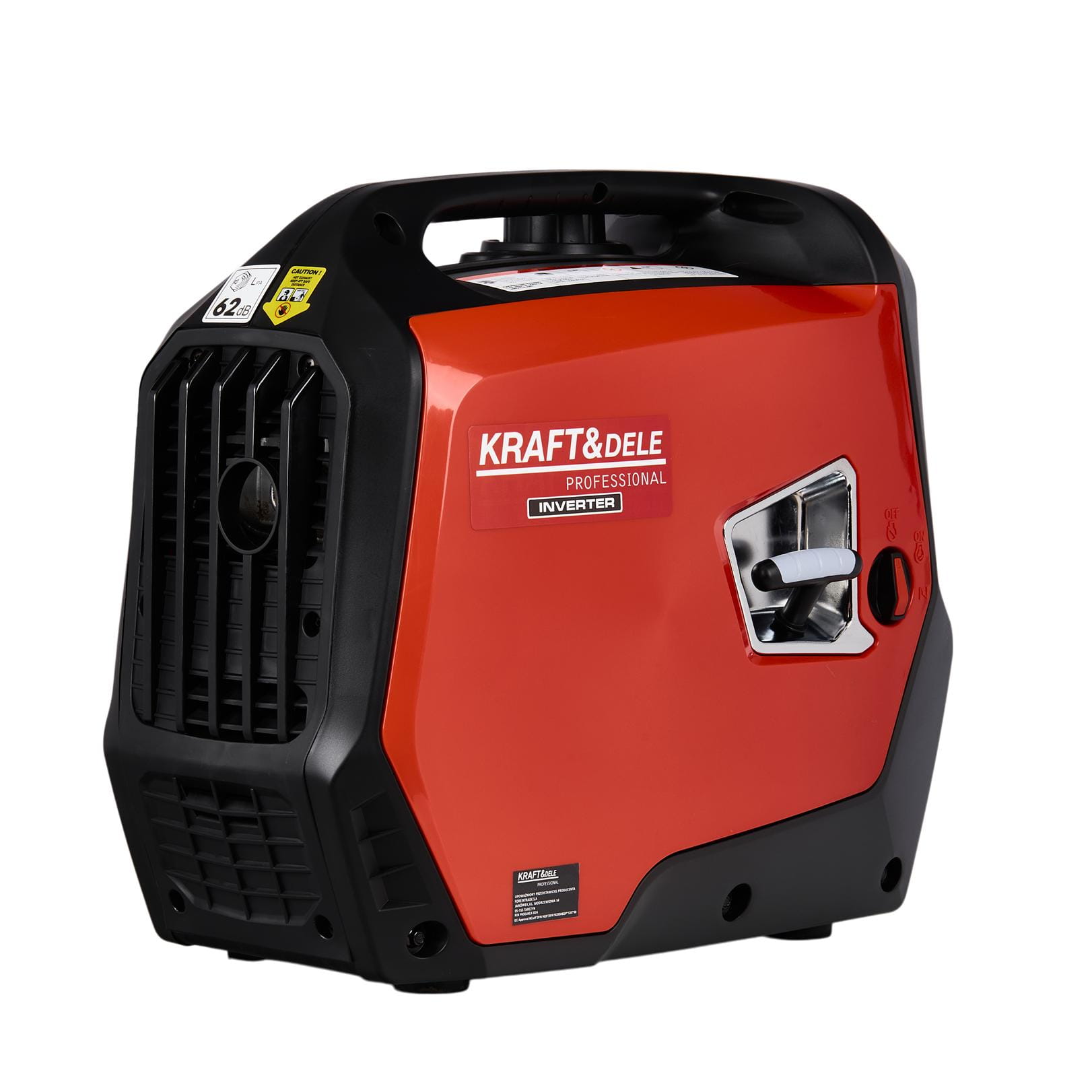 Invertorový generátor Kraft&Dele KD697 – ovládací panel