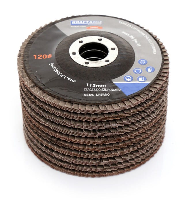 Listový kotouč 115 mm P100 KD963 – upínací otvor