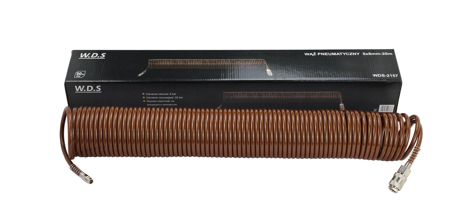 Pneumatická hadice 5x8 mm 20 m WDS2157 – detail průřezu