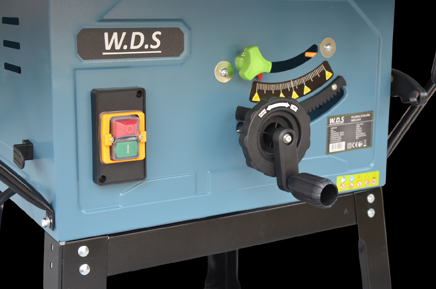 Stolní kotoučová pila 2900 W WDS2470 – podpěrný systém