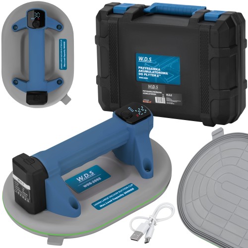 Přísavka akumulátorová 240 mm 300 kg USB-C WDS2692 – celkový pohled