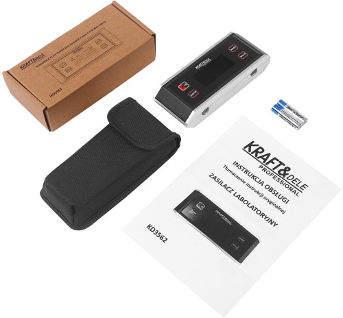 Elektronická magnetická vodováha 150 mm KD3562 – celkový pohled na přístroj