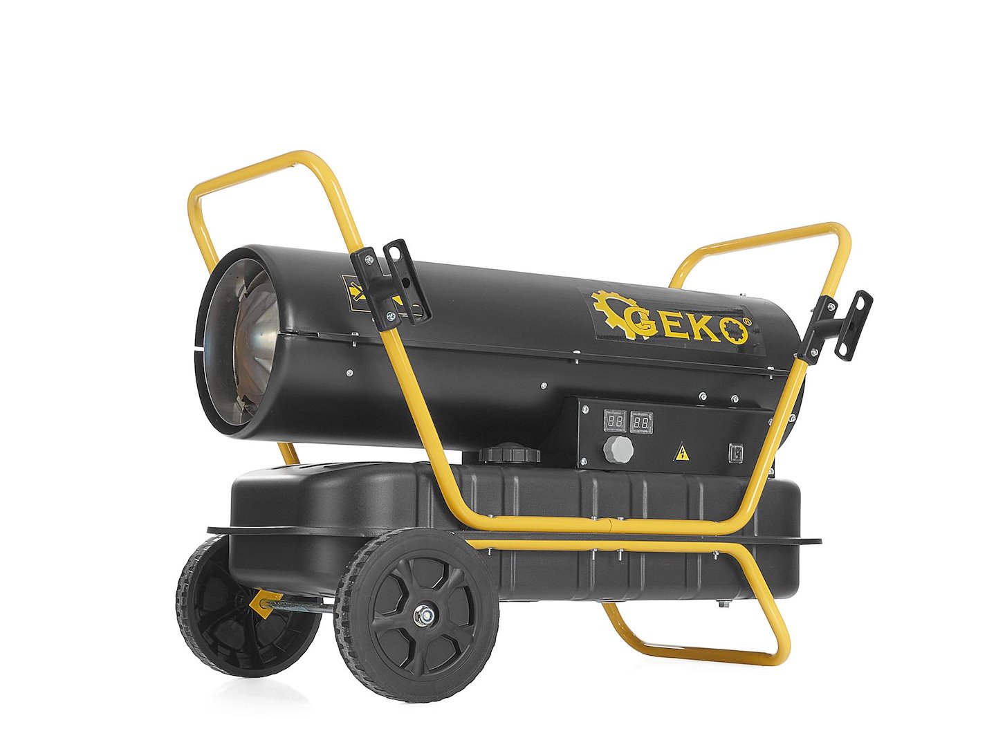 Olejové topidlo GEKO 40 kW – celkový pohled