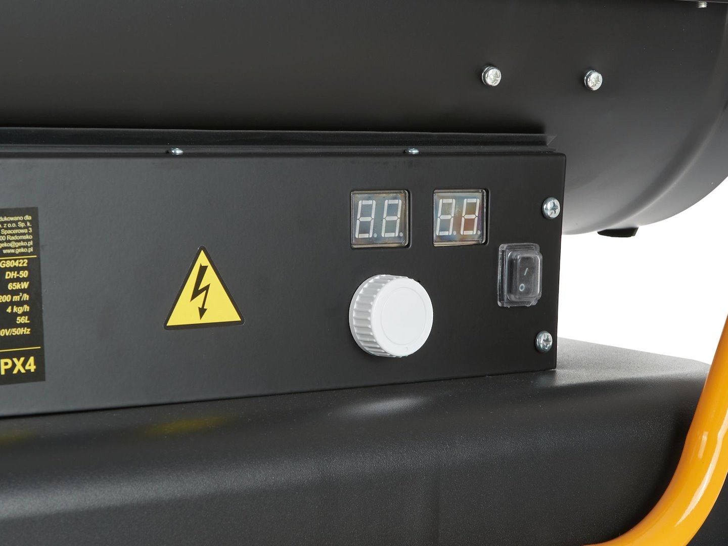 GEKO 65 kW – konstrukce a pojezdová kolečka