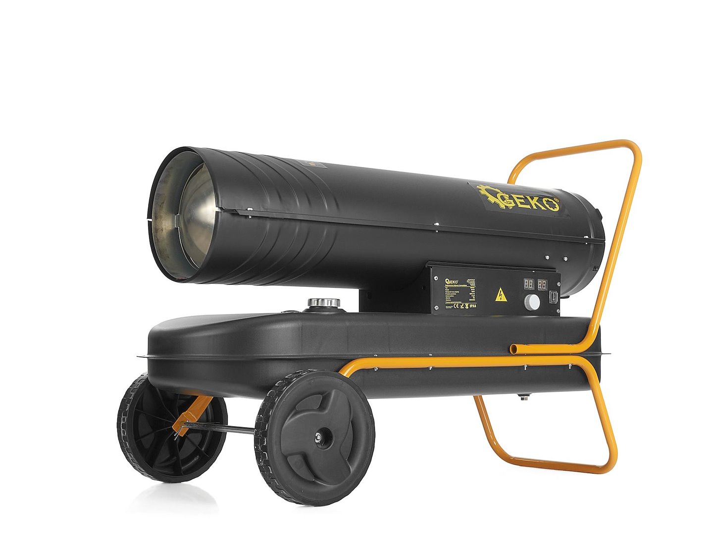 Olejové topidlo GEKO 65 kW – celkový pohled