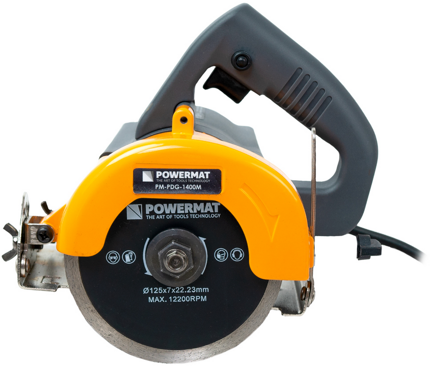Ruční řezačka dlaždic 1400W Powermat – celkový pohled