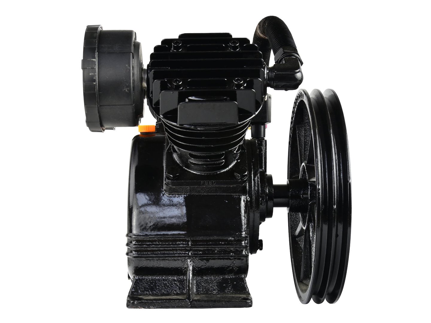 Čerpadlo pro kompresor typu V 5,5HP Geko s výkonem 4 kW a maximálním tlakem 10 bar — V provozu