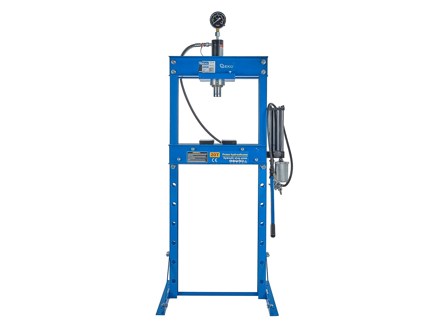 Hydraulicko-pneumatický lis 20T Geko 20 t — V provozu