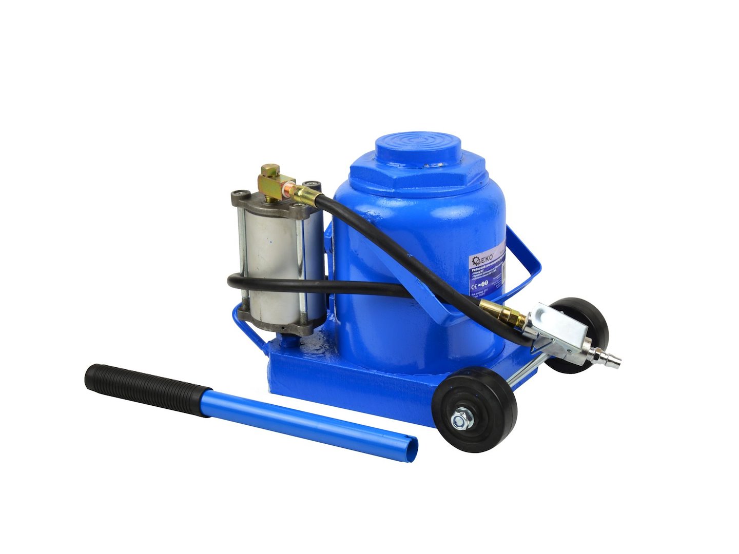 Hydraulicko-pneumatický zvedák Geko 50T PM-50T — Celkový pohled