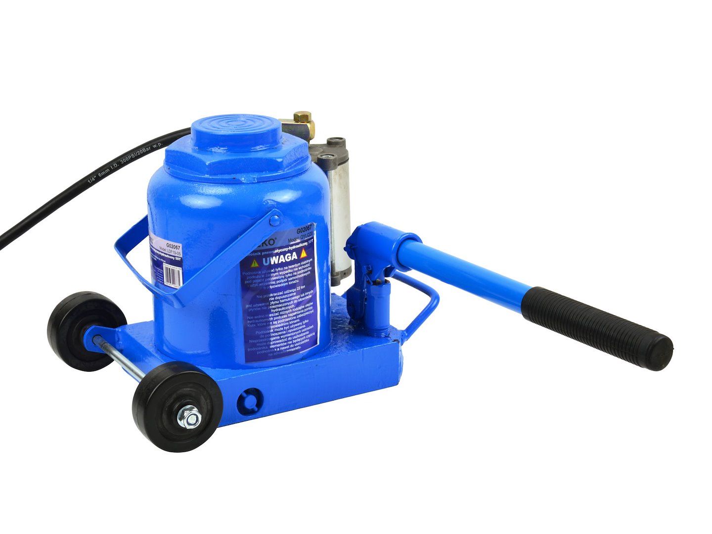 Hydraulicko-pneumatický zvedák Geko 50T PM-50T — Detail konstrukce