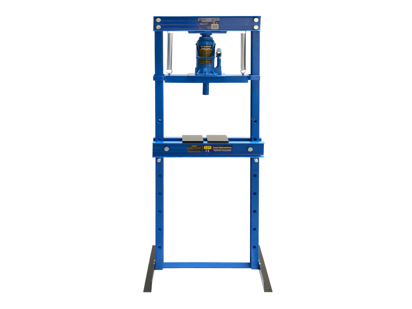 Hydraulický lis 12T Geko ruční stolní — Celkový pohled