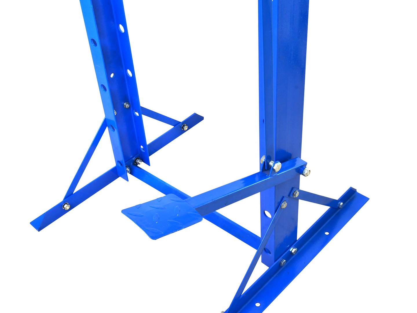 Hydraulický lis 20T s manometrem a nožní pumpou Geko — Detail