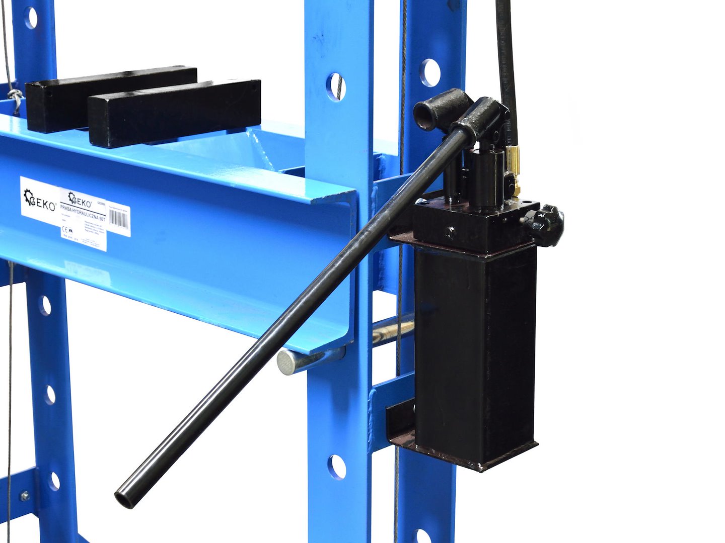 Hydraulický lis 50T Geko 5901477107207 — V provozu