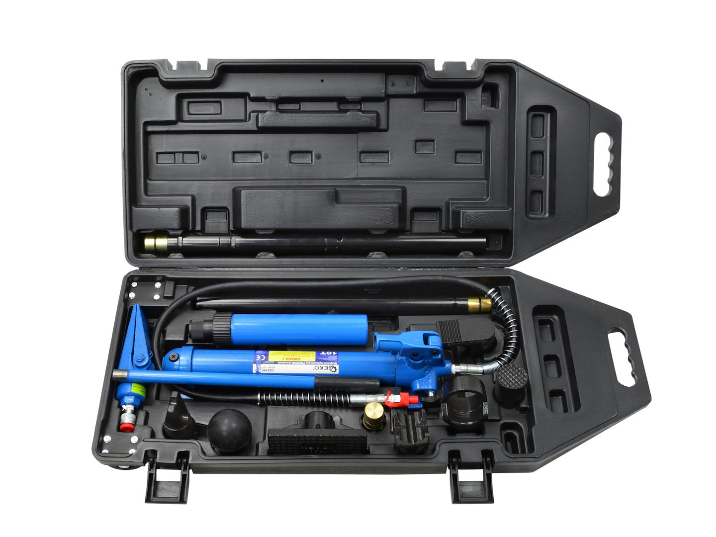 Hydraulický rozpěrák 10T Geko PREMIUM (čtvercový) 10 t, 56 MPa, 33–45 cm — Celkový pohled