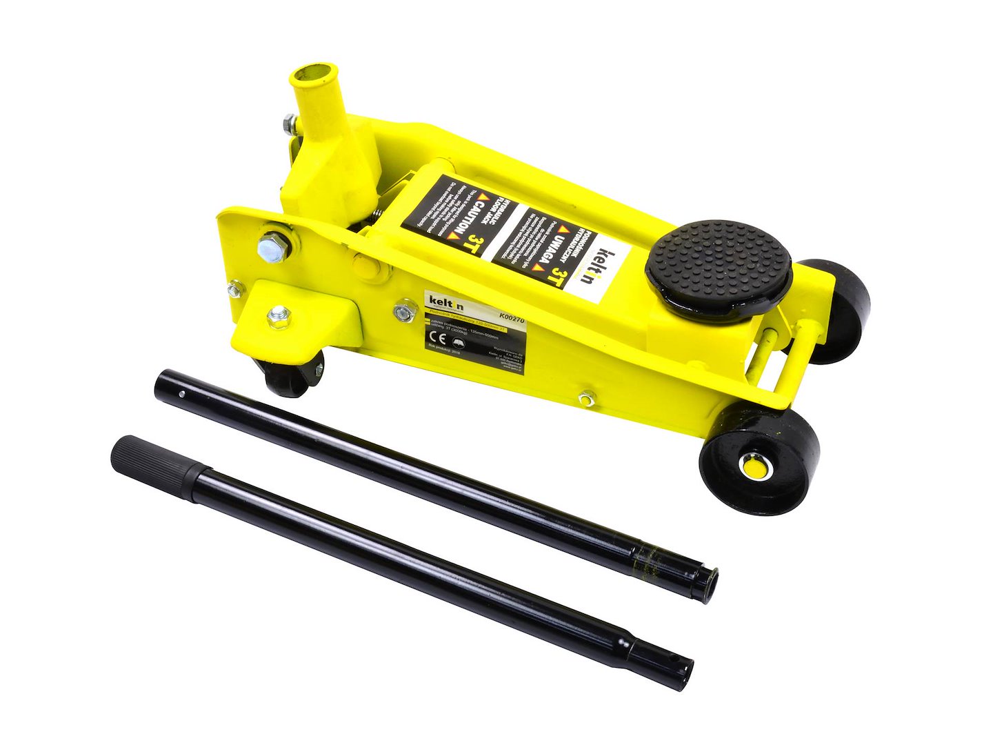 Hydraulický zvedák 3T 135–500 mm Geko — Celkový pohled