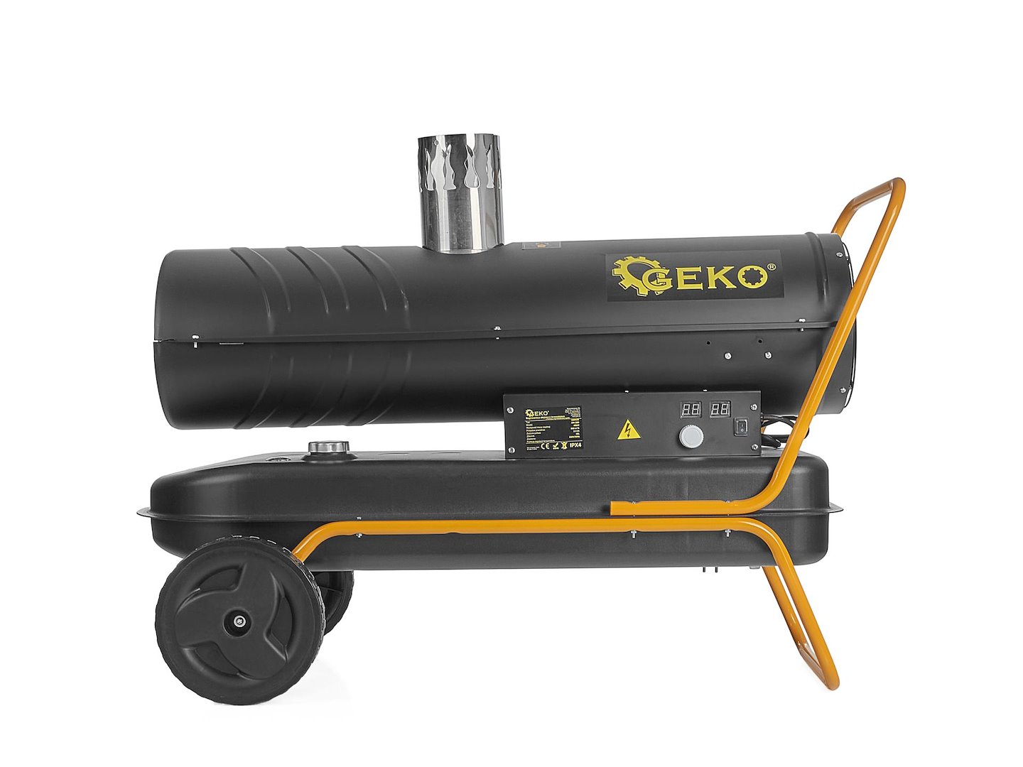 Olejový ohřívač s odvodem spalin Geko 40 kW — Detail konstrukce