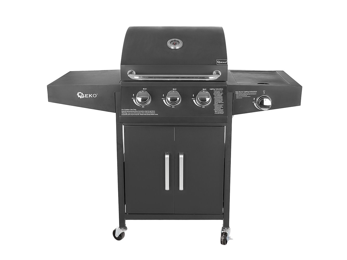 Plynový gril se 4 hořáky (3+1) 13,5 kW (1) 4