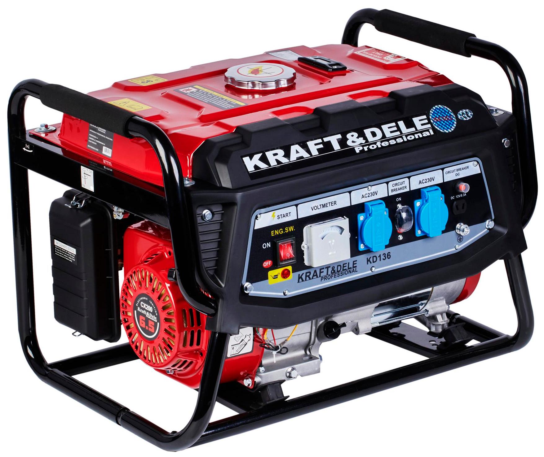 Kraft-Dele KD136 agregát 3000 W – celkový pohled