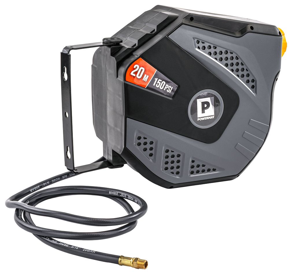 Automatický buben na pneumatickou hadici 20 m PowerMat PM-ABNW-20MN