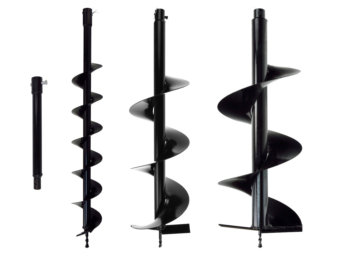 Benzínová vrtačka Geko + vrtáky (10 cm, 20 cm, 30 cm) + adaptér 50 cm (1/2″) – kompletní set 7