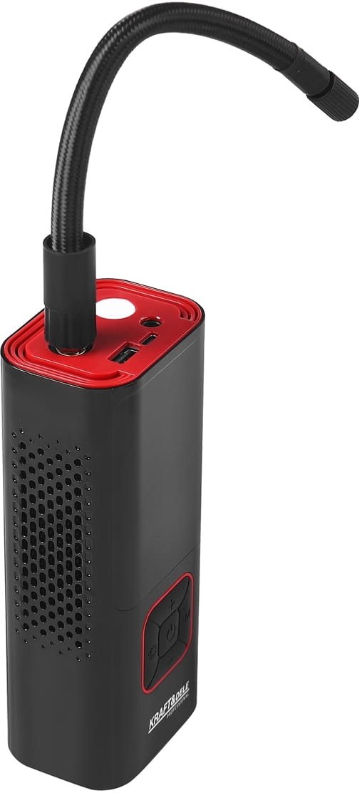 Bezdrátový kompresor Kraft&Dele KD5497 — použití na auto