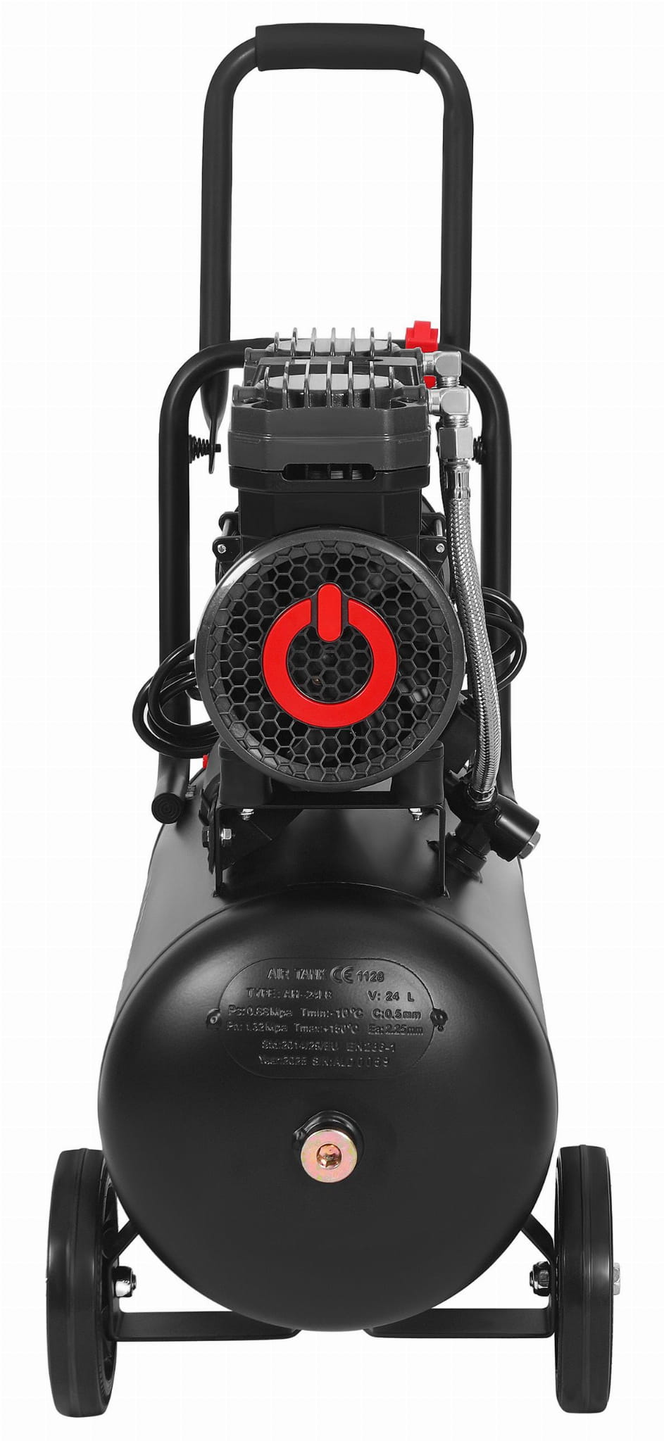Bezolejový kompresor KD4081 – vzdušník 24 litrů
