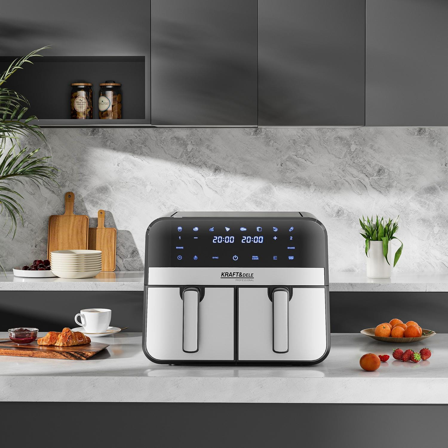 Kraft&Dele KD4180 airfryer – příprava jídla