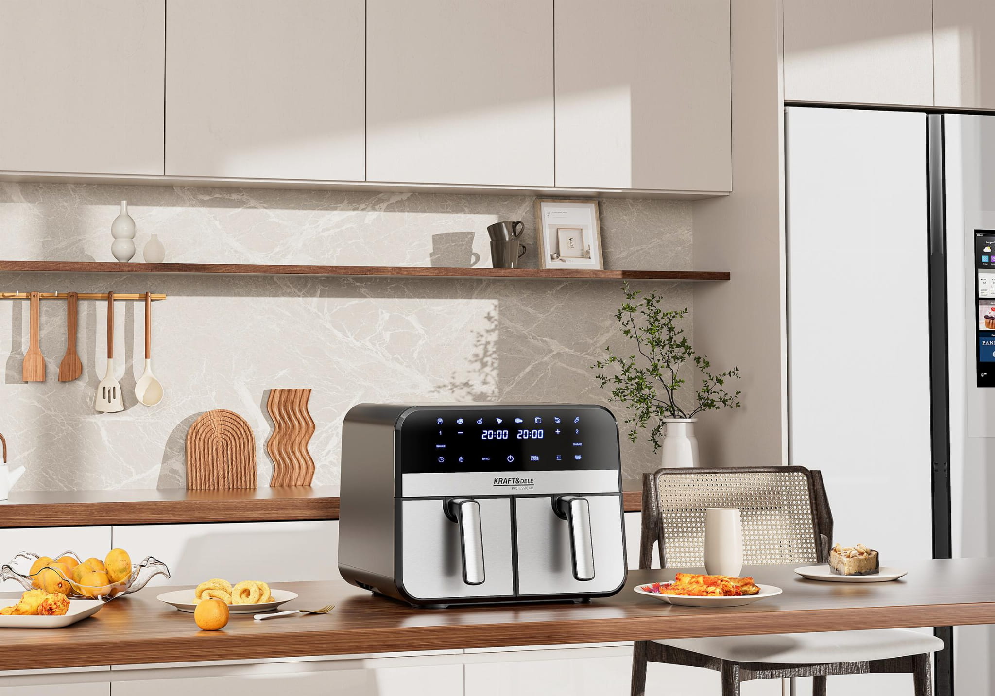Kraft&Dele KD4180 airfryer – koše detail