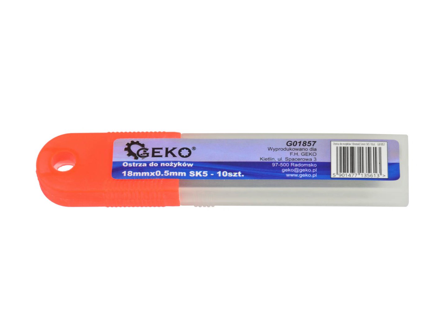 Čepele pre nože 18 mm × 0,5 mm, 10 ks, SK5 – Geko 3