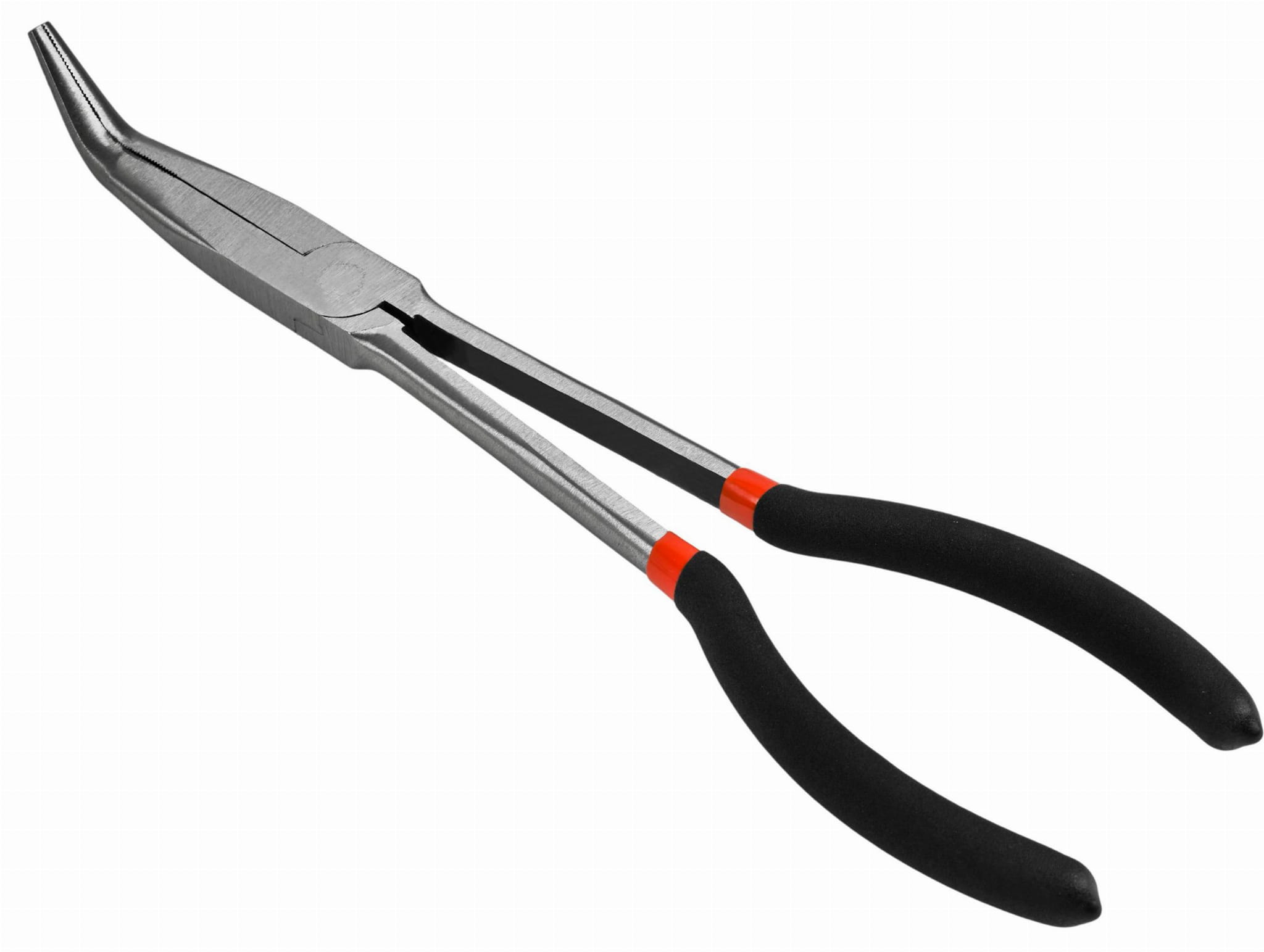 Dlouhé kleště ohnuté 45° KD10816 – ergonomická rukojeť