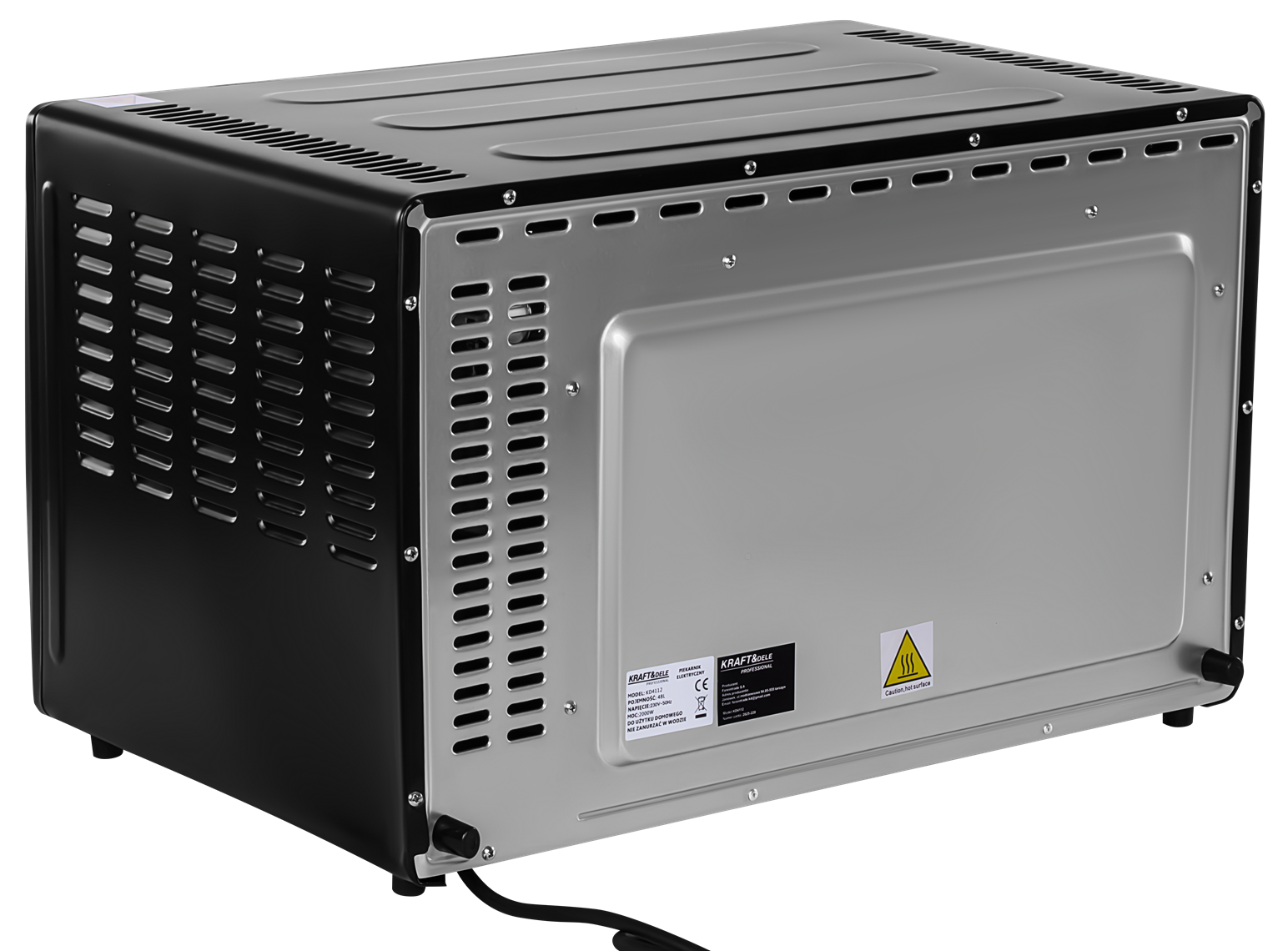 Elektrická trouba KRAFT&DELE KD4112 48 l 2000 W s rožněním a příslušenstvím 5