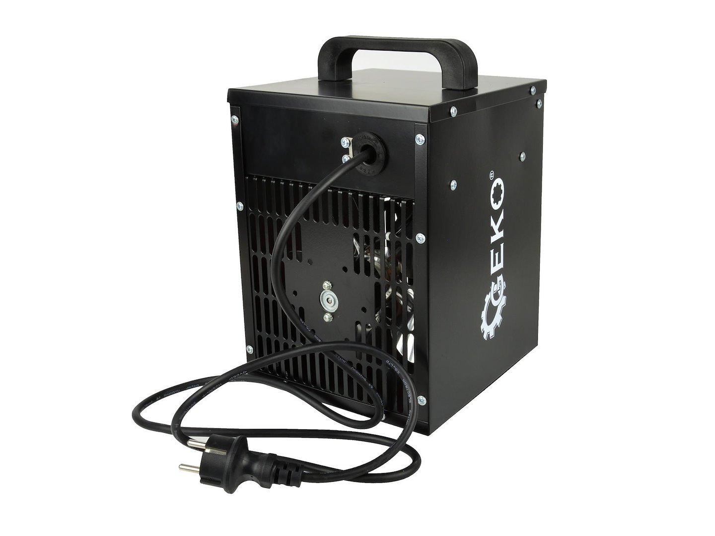 Elektrický ohřívač Geko GE1222_G80400 2 kW — V provozu