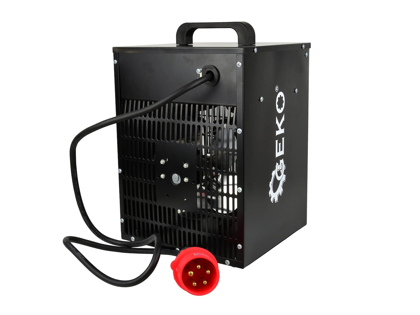 Elektrický ohřívač Geko 5 kW — V provozu