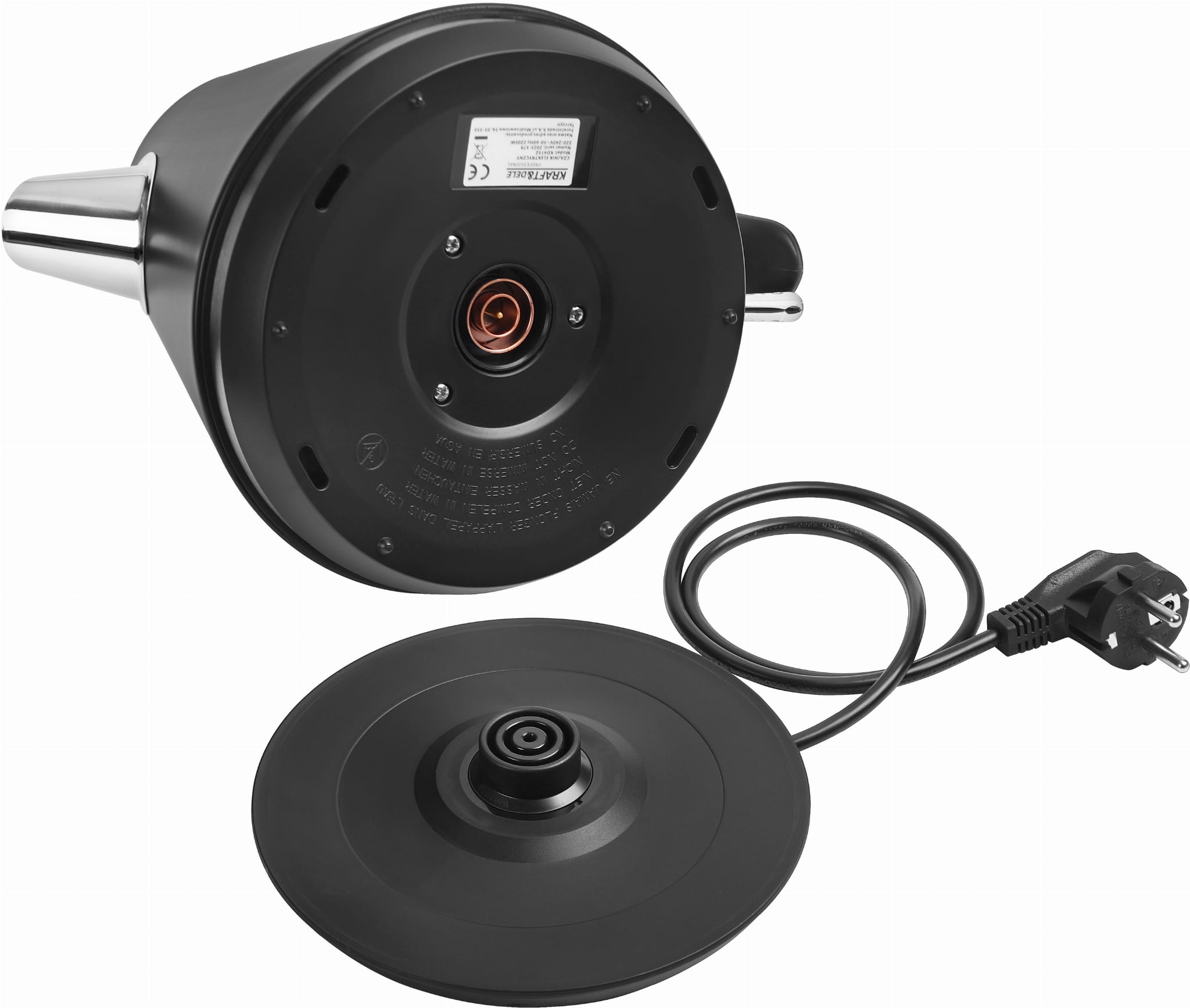 Rychlovarná konvice KRAFT&DELE KD4152 – pohled shora