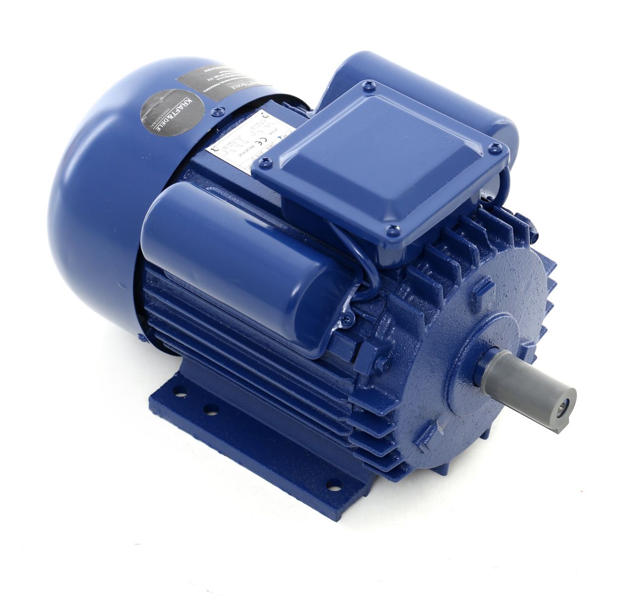 Elektromotor Kraft-Dele KD1802 – pohon hřídele a příruba