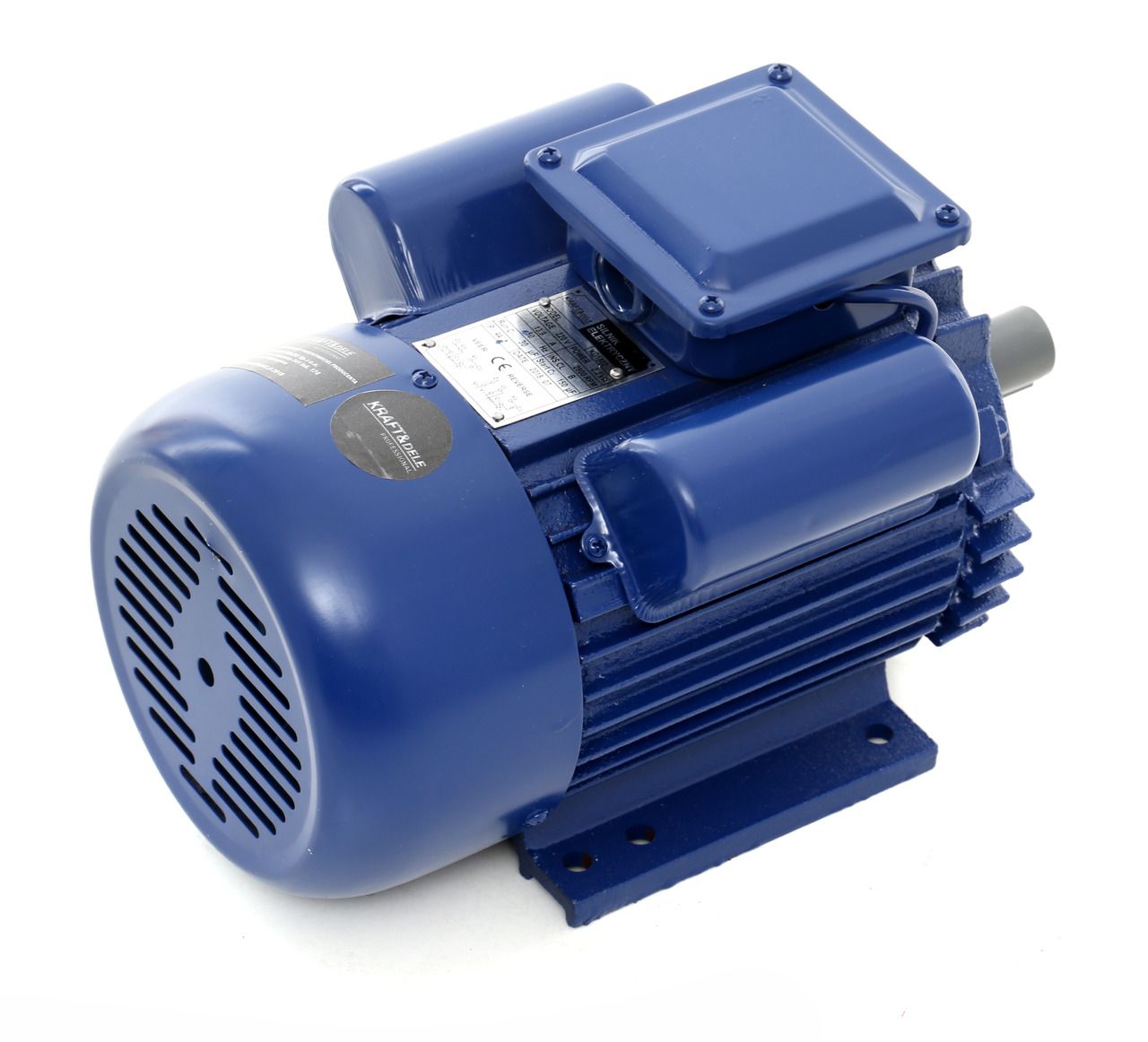 Elektromotor KD1802 – detail výstupního hřídele a klínu