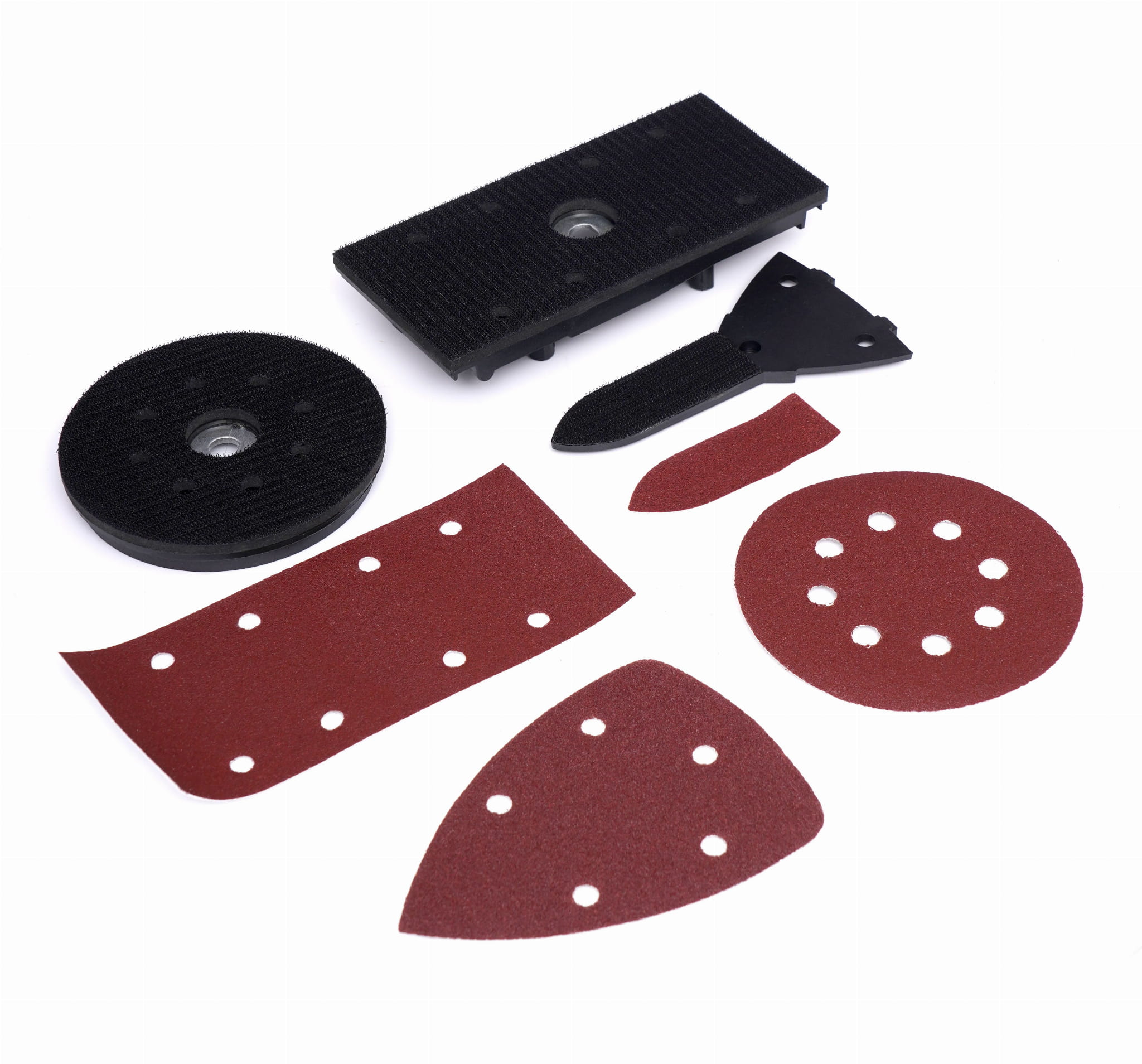 Excentrická bruska Kraft&Dele KD1667-Z – detail brusné plochy