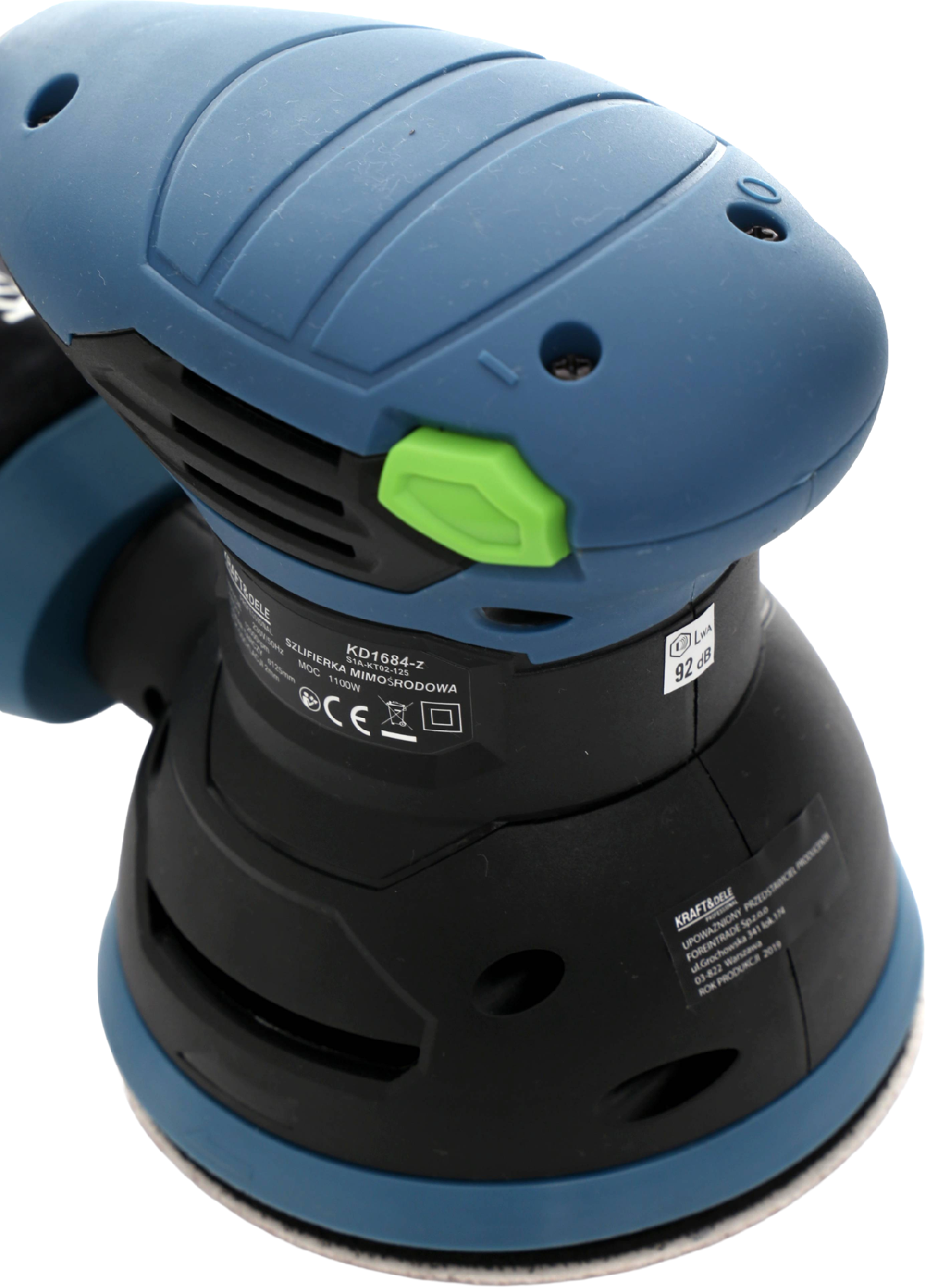 Excentrická bruska King Series KD1684-Z – ergonomické držení